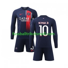 Fußballtrikots Paris Saint-Germain Neymar Jr Kinder 2023-2024 Langarm Heimtrikotsatz kaufen